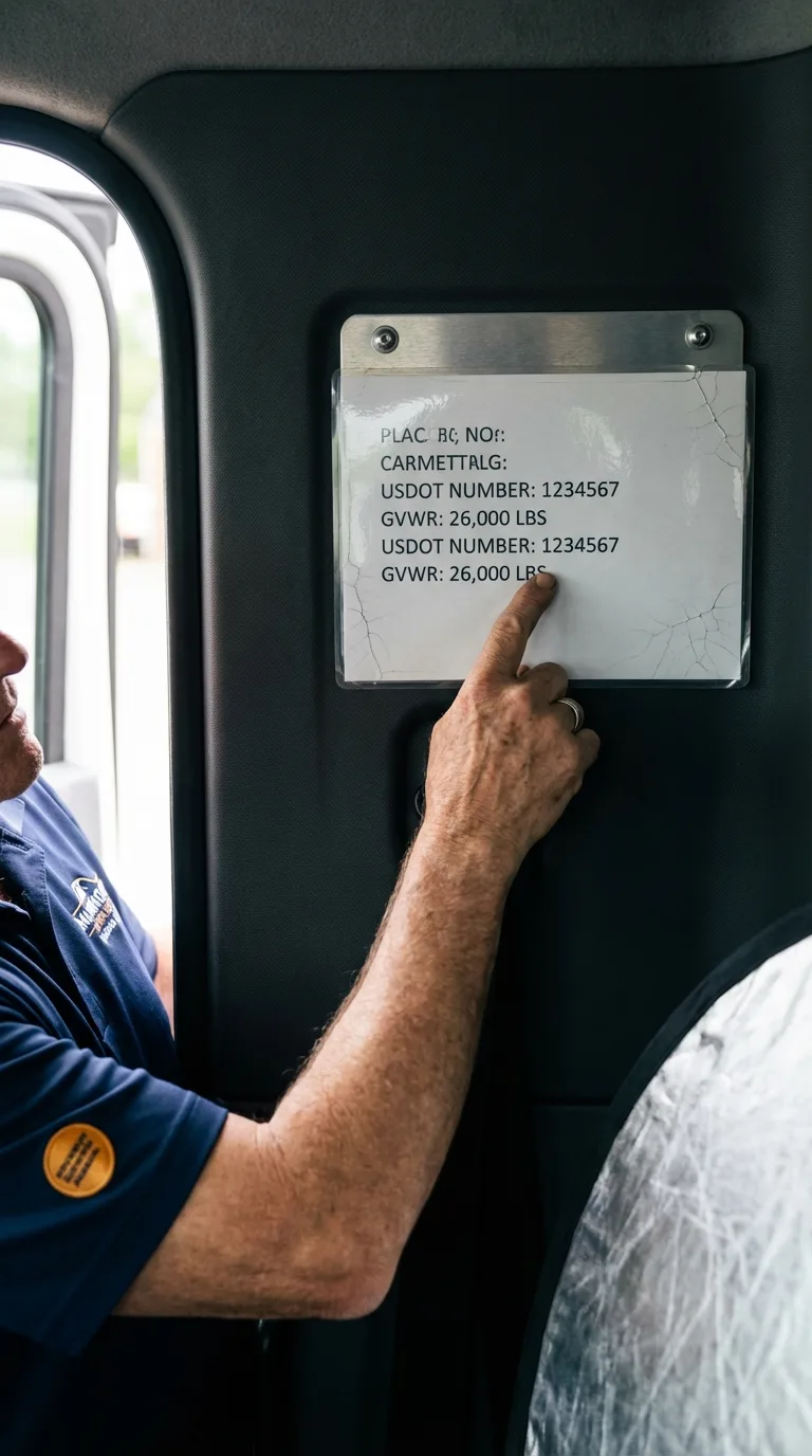 USDOT licensing placard verification in Campbelltown